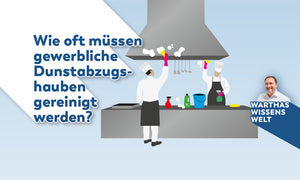 Wie oft müssen gewerbliche Dunstabzugshauben gereinigt werden?