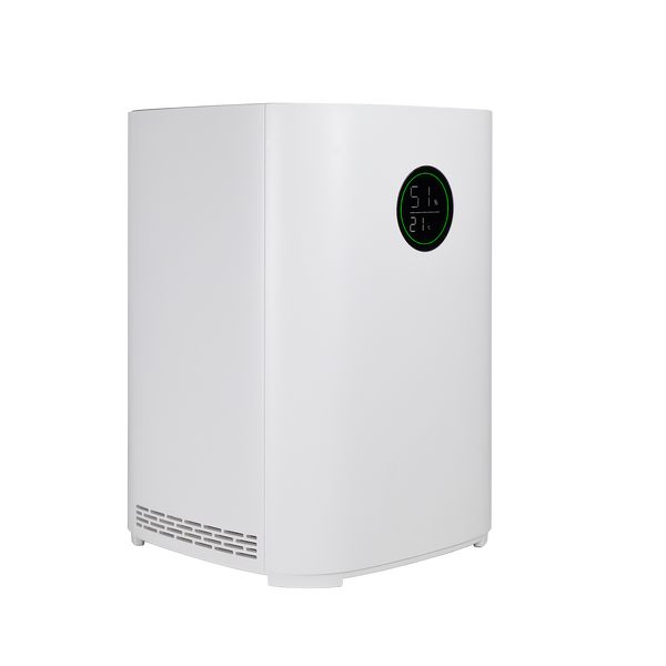 Luftbefeuchtern Hydro von ProActiveAir Seitenansicht Farbe weiss