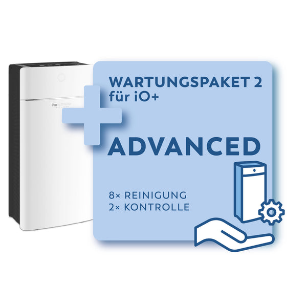 Wartungsvertrag iO+ Paket 2: Advanced